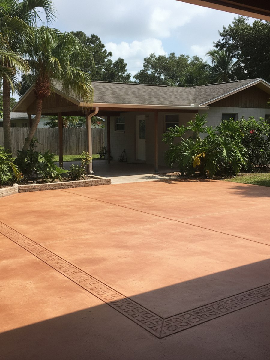 Concrete Resurfacing completed by Allied Concrete Company in Titusville, FL